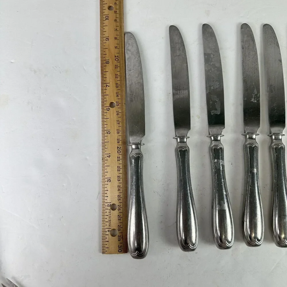 Set Of 6- Mikasa Korea Stainless Flatware‎ DINNER Butter KNIVES